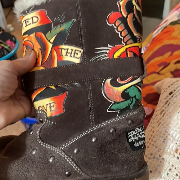 Ed hardy boots brown - Picture 2 of 3